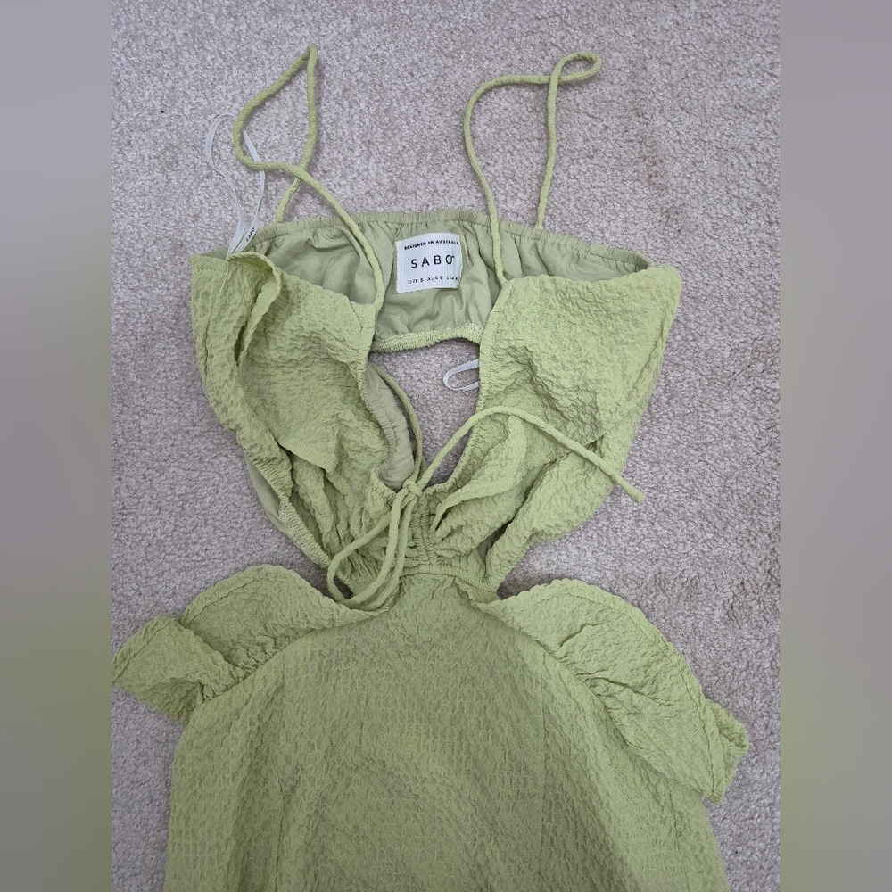 Sabo Junelle Dress, Size Small, Green - Picture 5 of 15
